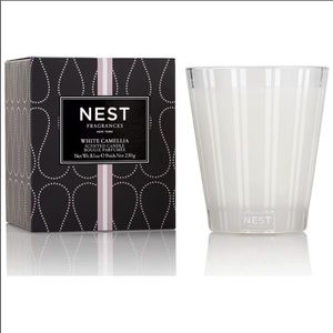 2 nest candles - white camellia scent